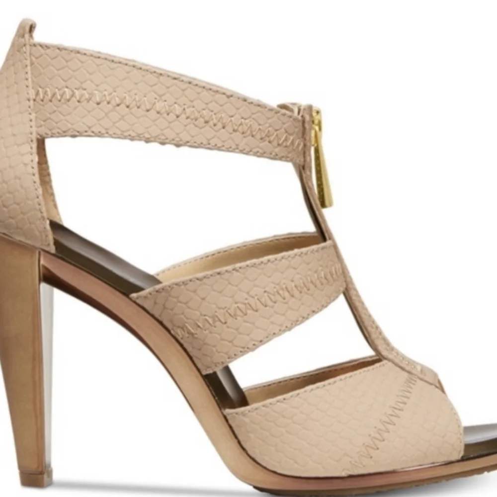 Michael Kors Tan 'Berkley' T-Strap 4